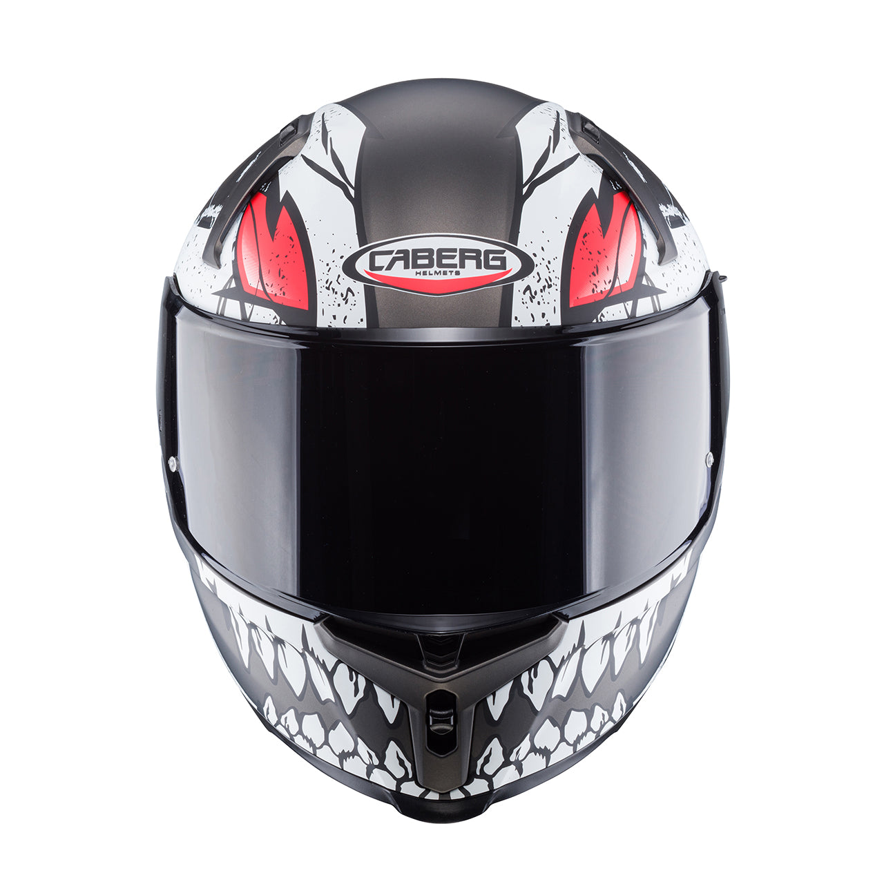 Casco moto Integrale CABERG Avalon X PUNK Grigio Opaco Nero Rosso