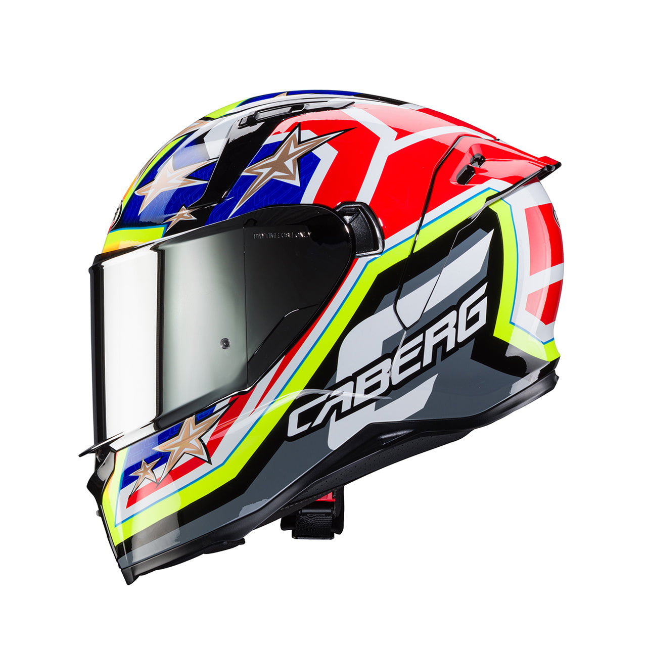 Casco moto Integrale CABERG Avalon X TRUCK Nero Rosso Fluo Giallo Fluo Blu 