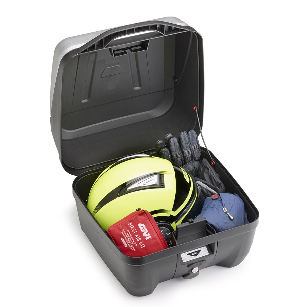 B32N Bauletto MONOLOCK 32 L nero Comprensivo di piastra e kit universale