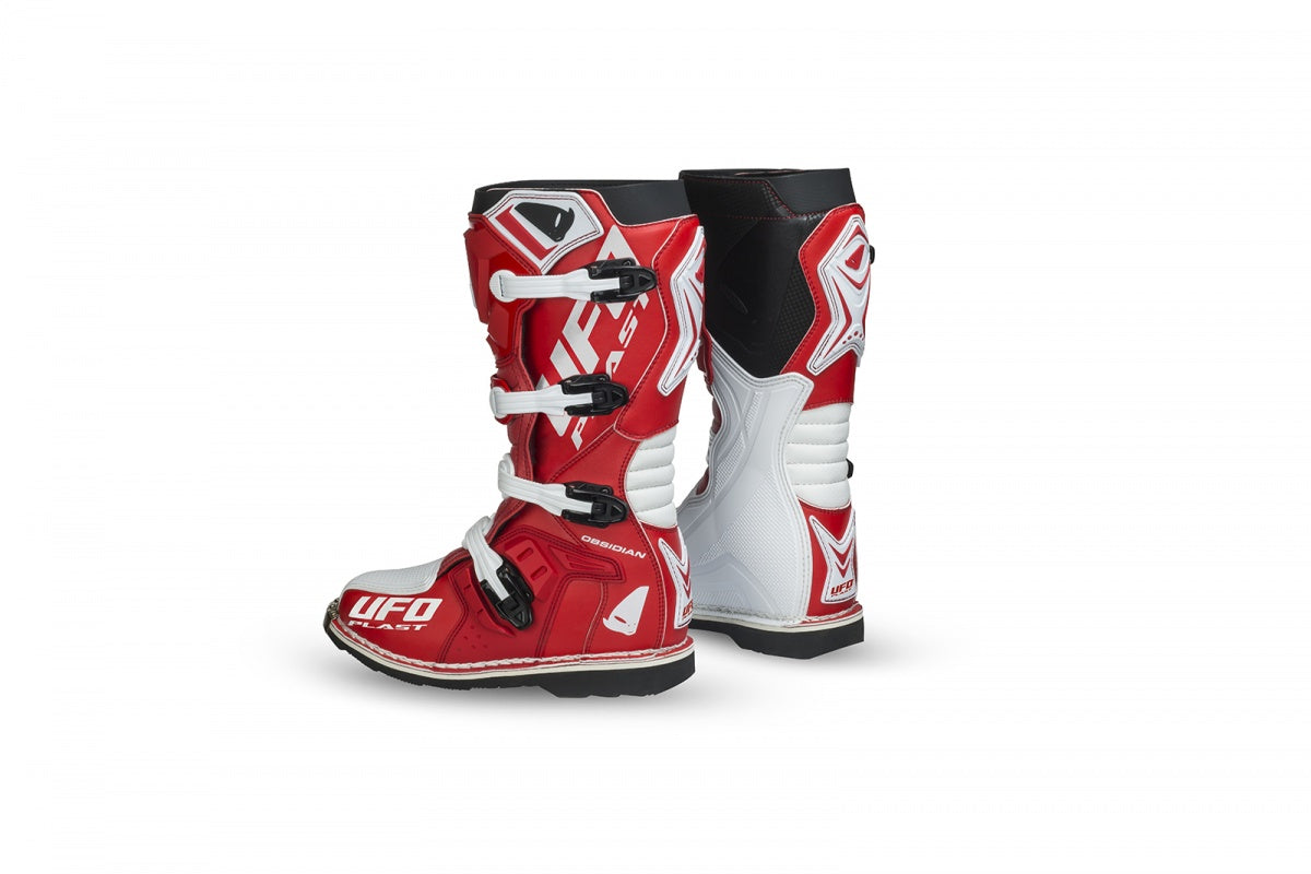 Stivali motocross Obsidian rosso UfoPlast