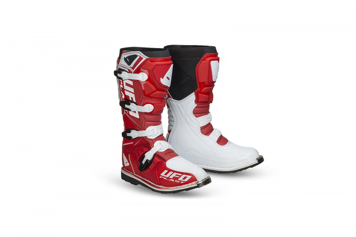 Stivali motocross Obsidian rosso UfoPlast