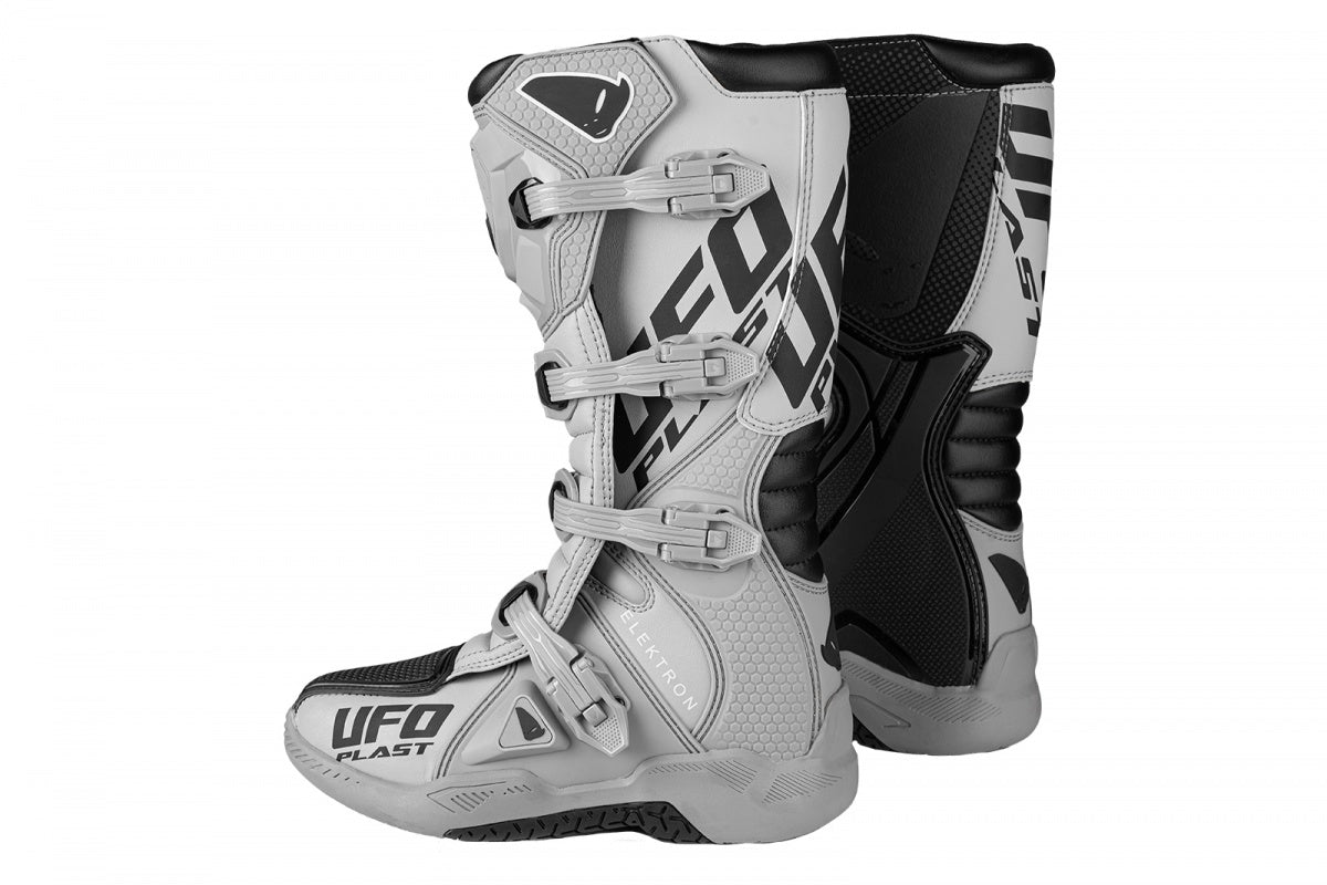 Stivali motocross Elektron neri e grigi UfoPlast