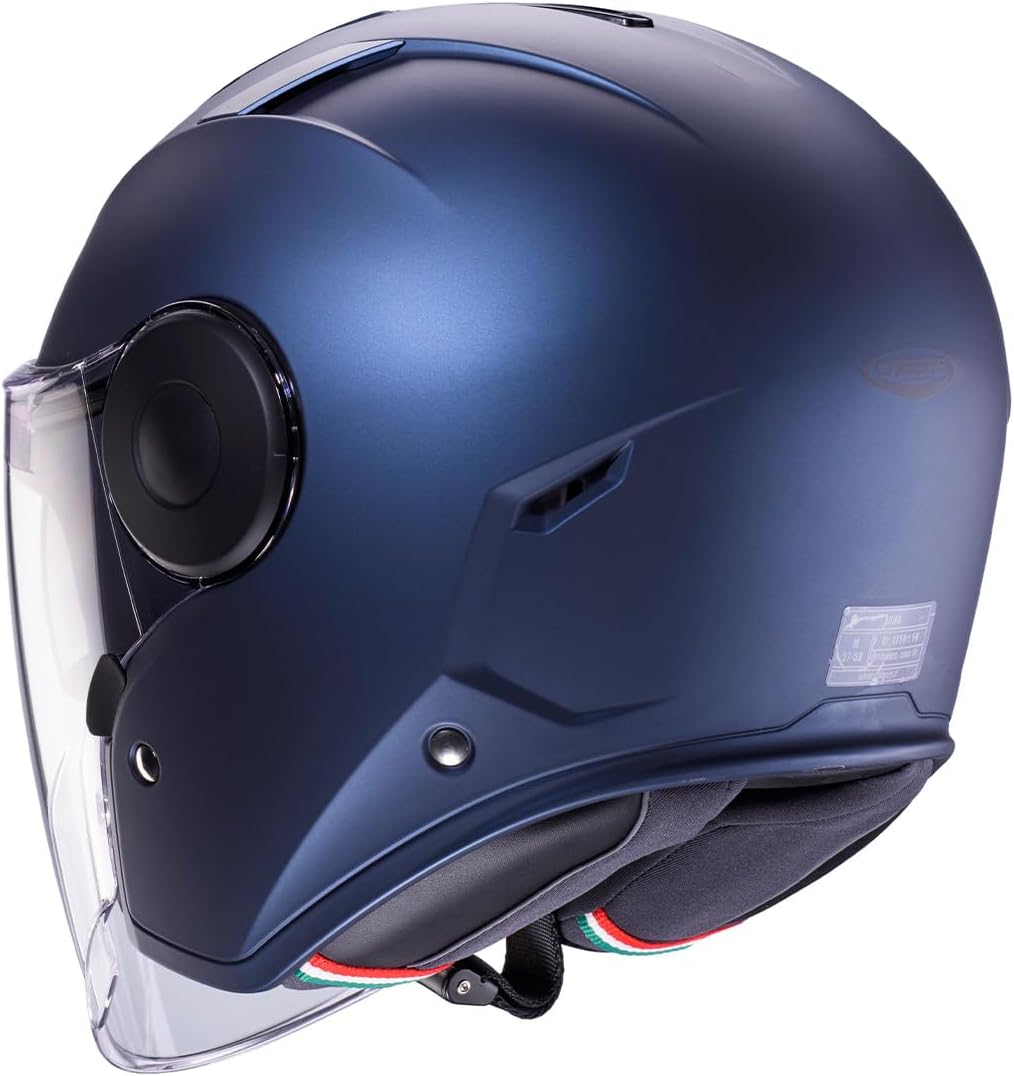 Casco moto scooter jet CABERG SOHO Blu Opaco