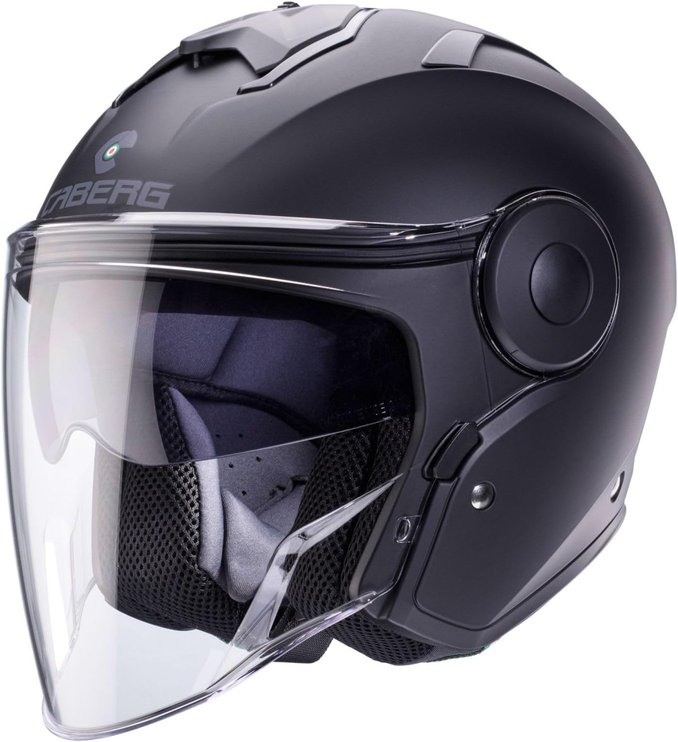 Casco moto scooter jet CABERG SOHO Nero Opaco 