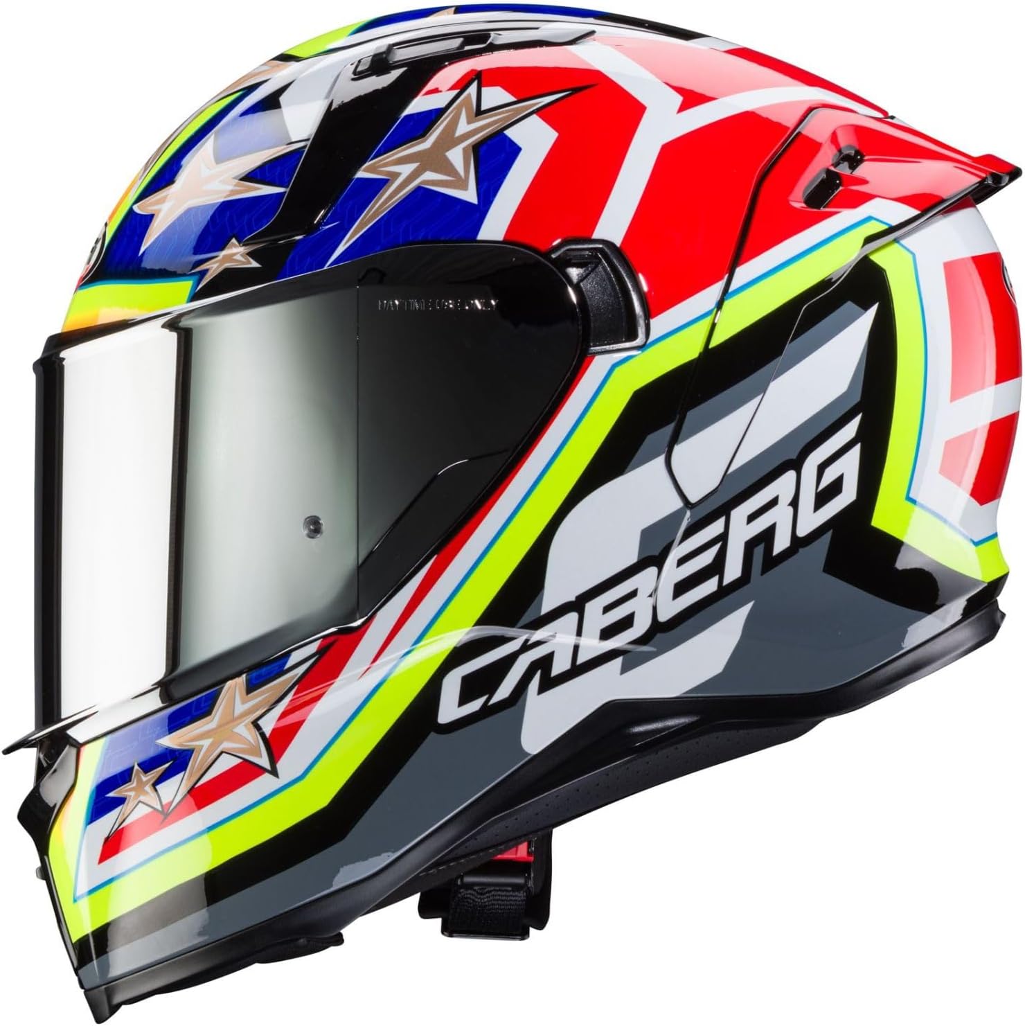 Casco moto Integrale CABERG Avalon X TRUCK Nero Rosso Fluo Giallo Fluo Blu 