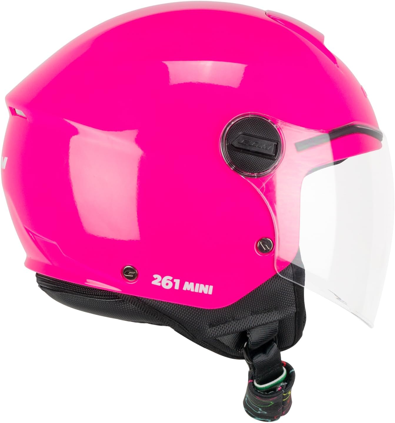 Casco Jet Cgm Bambini 261A MINI COMICS Fucsia