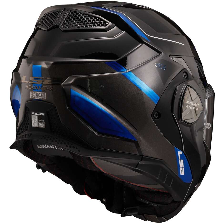 Casco Modulare per moto LS2 FF901 ADVANT X SPECTRUM BLACK TITANIUM BLUE