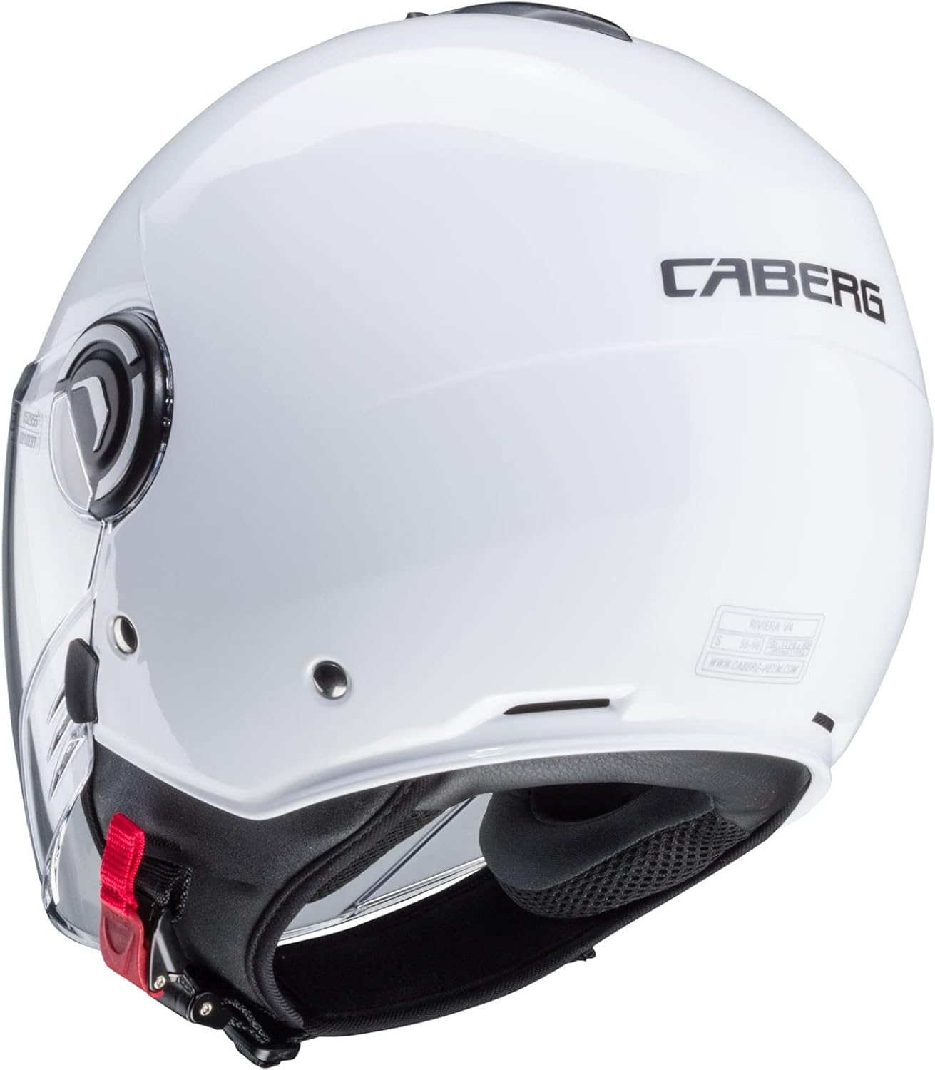 Casco moto scooter jet CABERG Riviera V4X Bianco