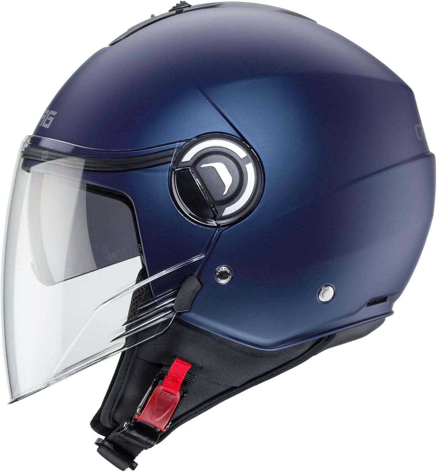 Casco moto scooter jet CABERG Riviera V4X Blu opaco Yama