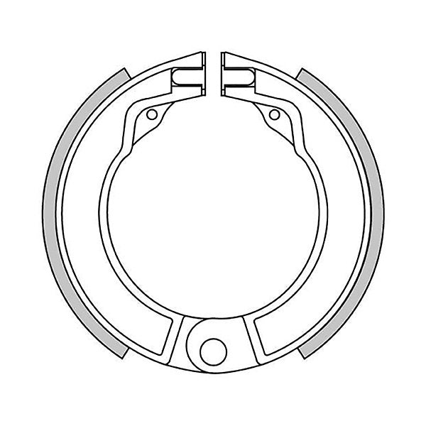 Coppia Ganasce freno posteriori Ferodo Piaggio Vespa 125/150 Gs 
