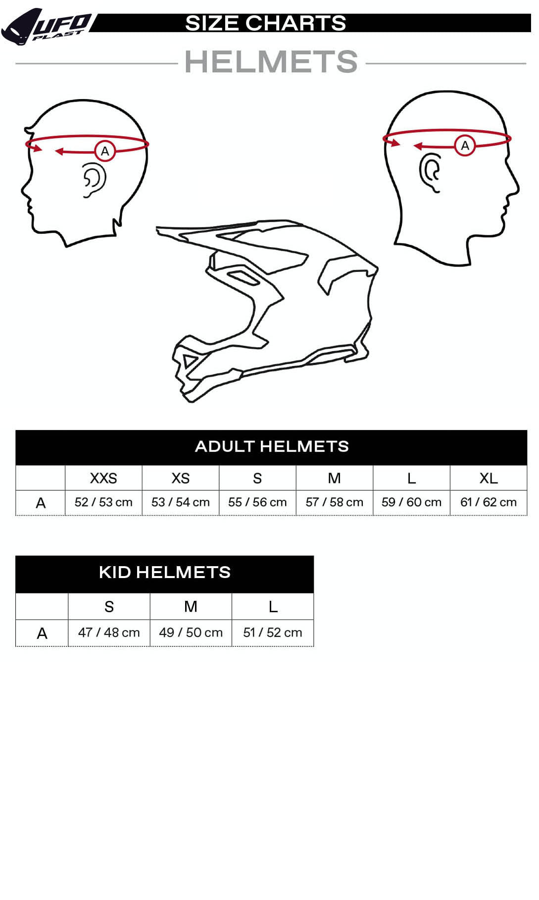 Casco motocross Intrepid nero, rosso e arancione UfoPlast