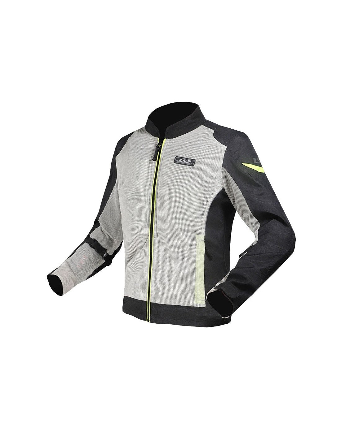 Giacca per moto Estiva Donna LS2 AIRY EVO LADY JACKET BLACK GREY YELLOW