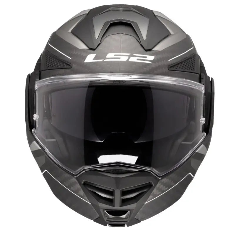 Casco Modulare per moto in carbonio LS2 FF901 ADVANT X C HORIZON SILVER GREY