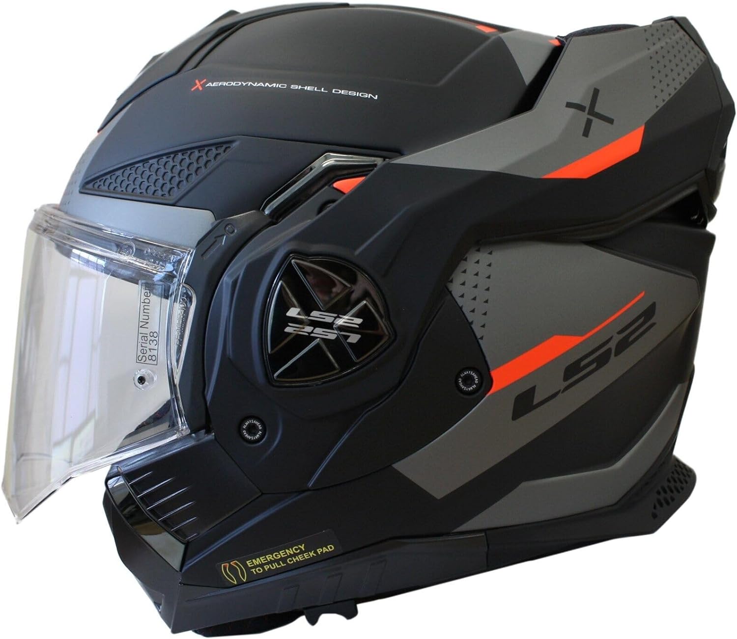 Casco Modulare per moto LS2 FF901 ADVANT X OBLIVION MATT BLACK TITANIUM