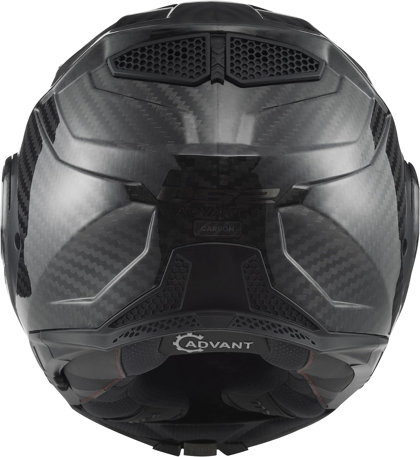 Casco Modulare per moto in carbonio LS2 FF901 ADVANT X SOLID GLOSS CARBON