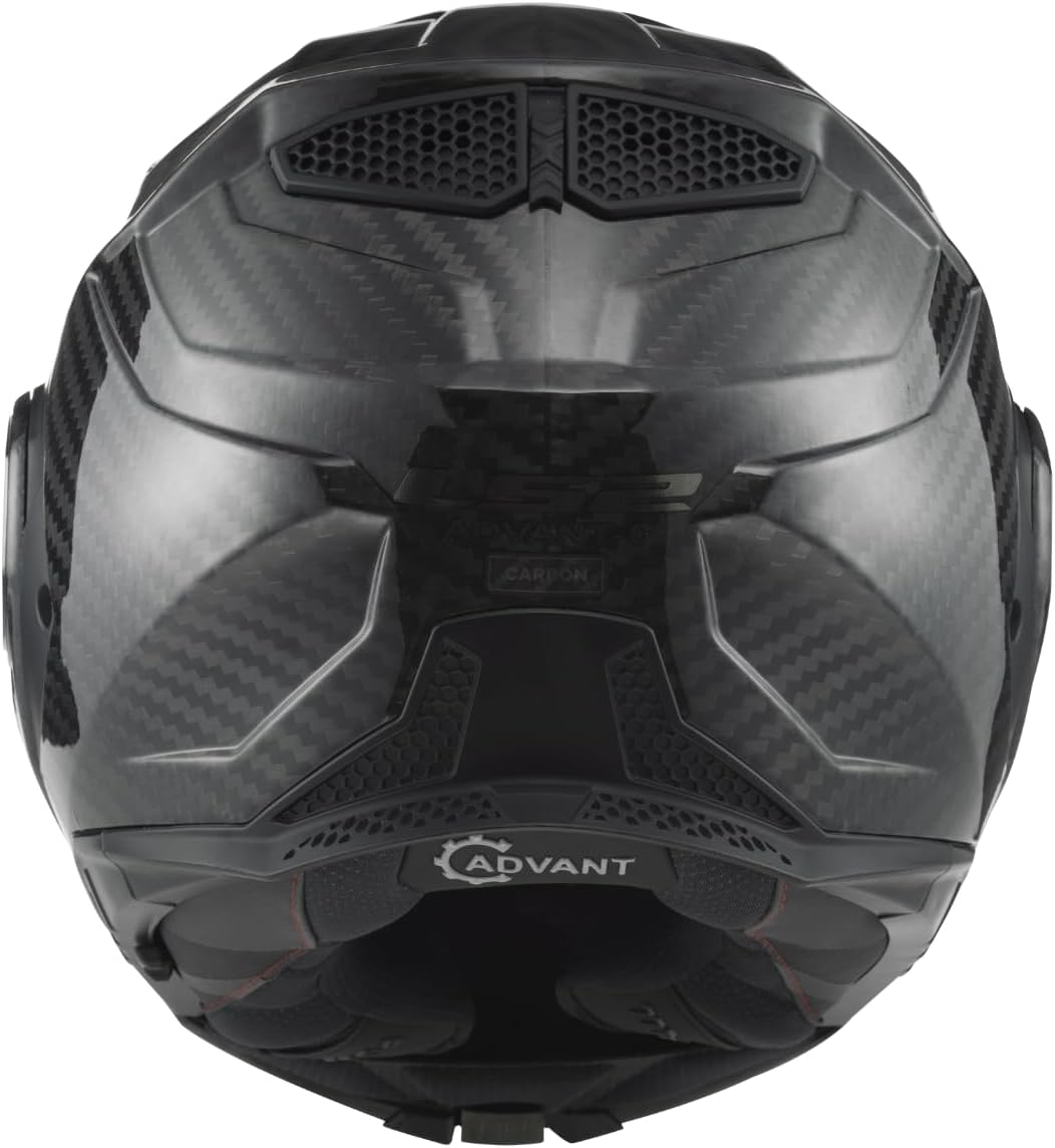 Casco Modulare per moto in carbonio LS2 FF901 ADVANT X SOLID MATT CARBON