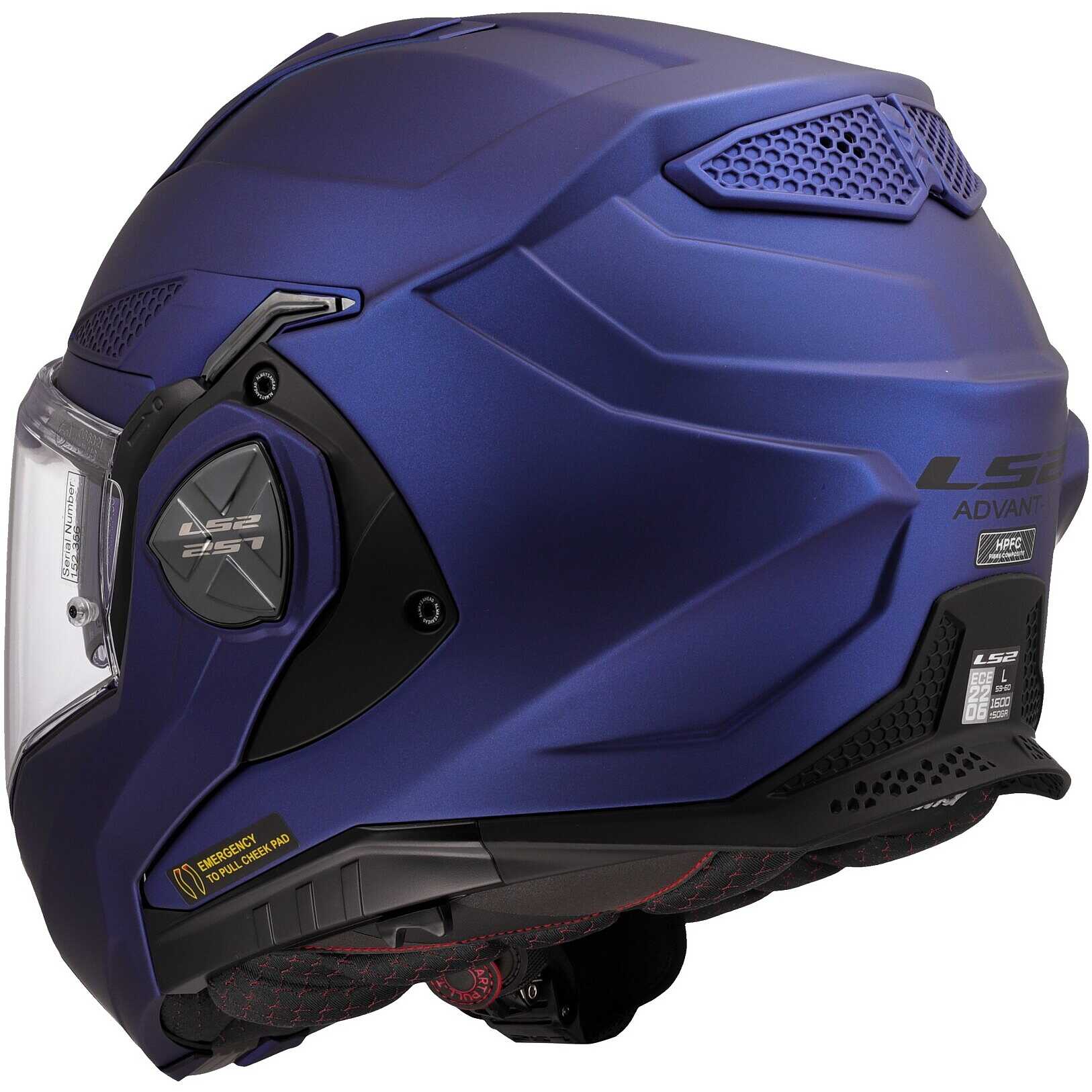 Casco Modulare per moto LS2 FF901 ADVANT X SOLID NAVY BLUE