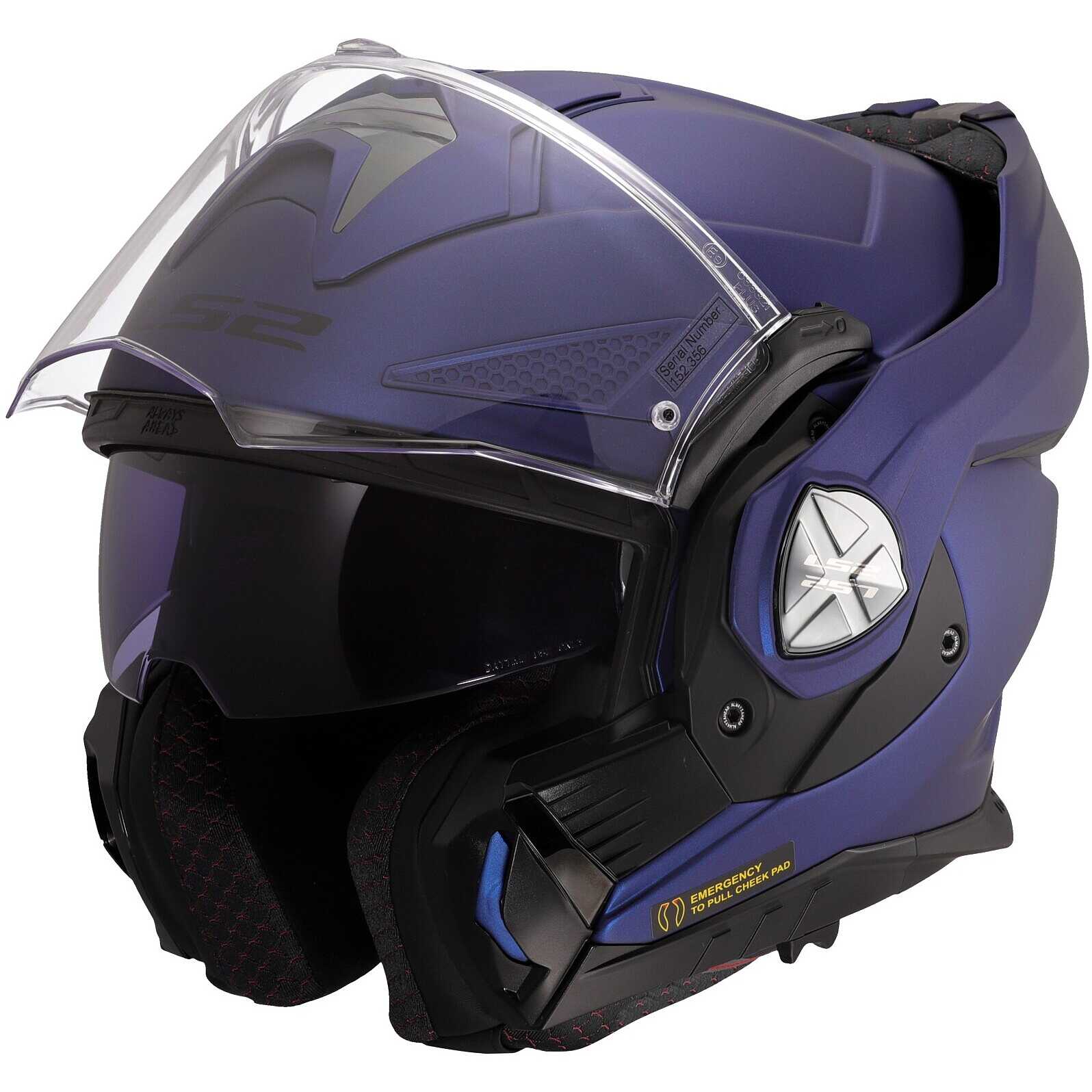 Casco Modulare per moto LS2 FF901 ADVANT X SOLID NAVY BLUE