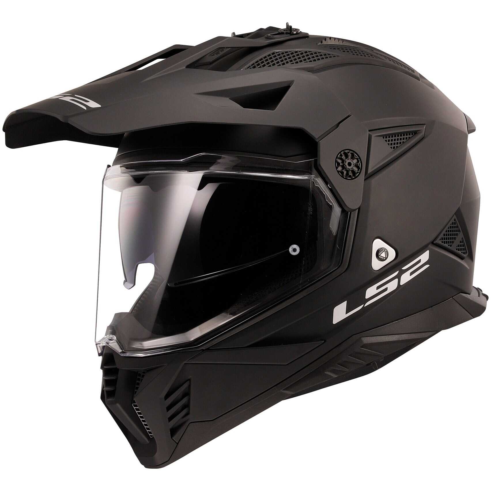 Casco Motocross Enduro LS2 MX702 PIONEER II MATT BLACK