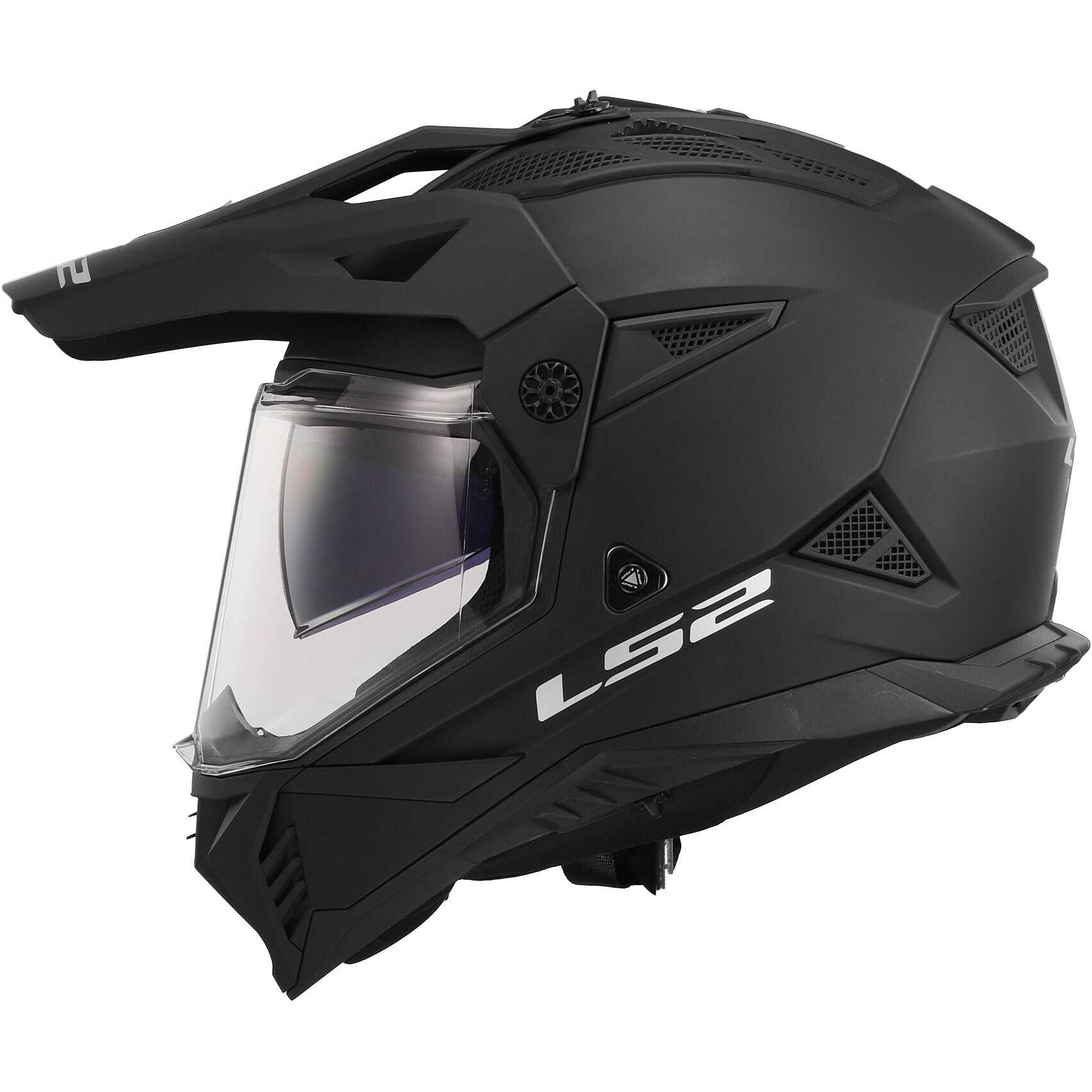 Casco Motocross Enduro LS2 MX702 PIONEER II MATT BLACK