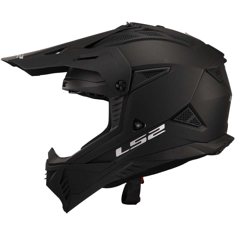 Casco da motocross LS2 MX708 FAST II SOLID MATT BLACK