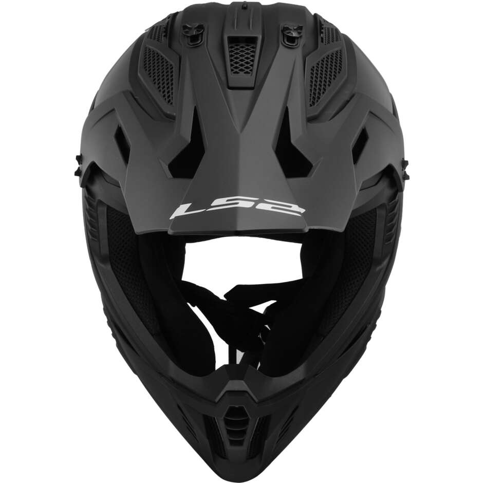 Casco da motocross LS2 MX708 FAST II SOLID MATT BLACK