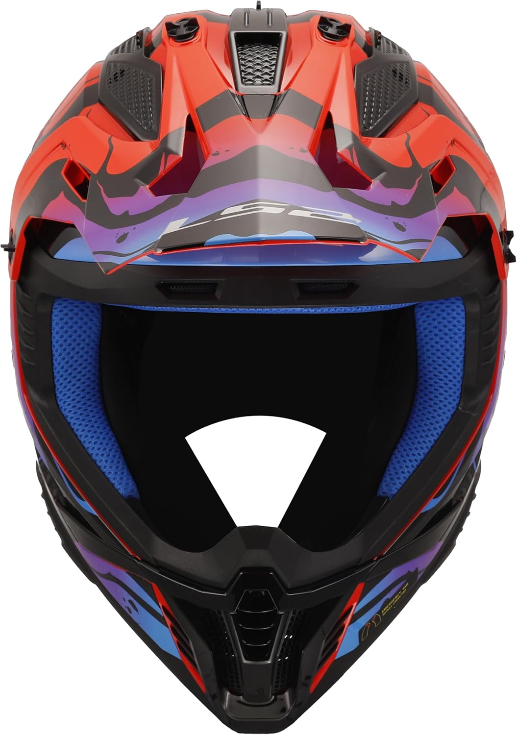 Casco da Motocross LS2 MX708 FAST II WASH RED