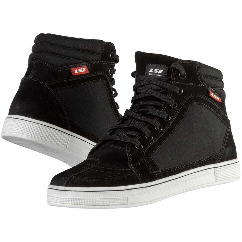 Scarpe Sneakers per moto Uomo LS2 DORON MAN BOOTS BLACK