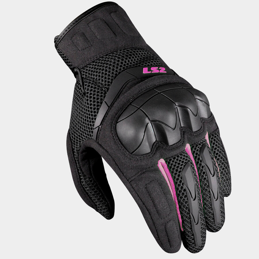 Guanti per moto Donna LS2 KUBRA LADY GLOVES BLACK PURPLE