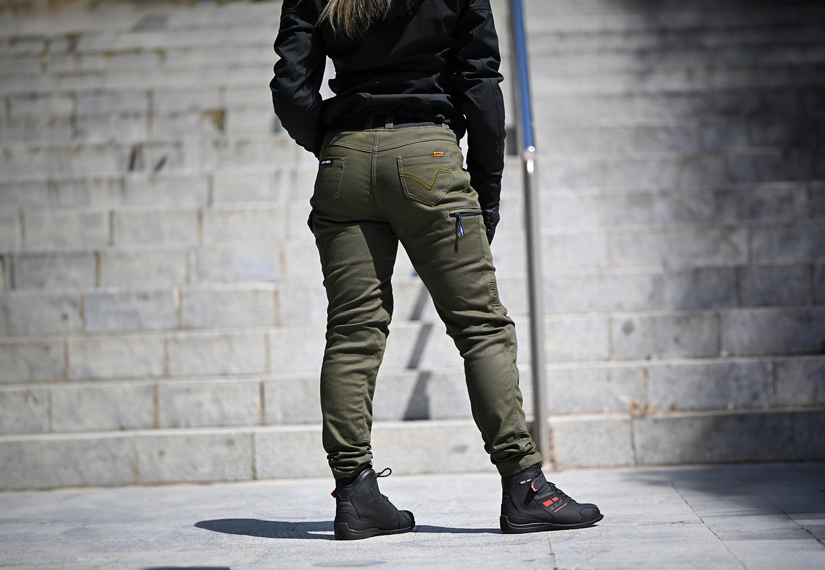 Pantalone moto donna LS2 ROUTER LADY PANT OLIVE GREEN