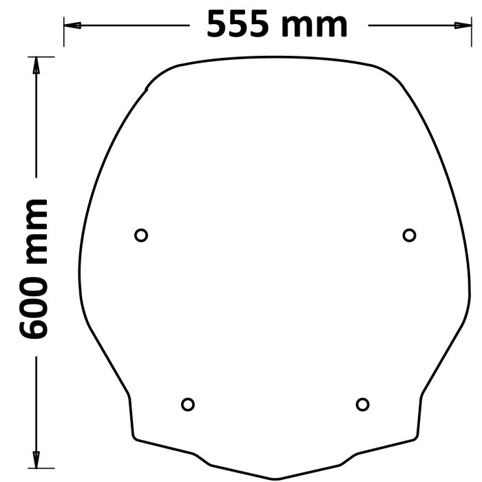 Lastra Schermo Parabrezza Honda Sh 125/150 2020 - 2025 SH 350 2021 - 2025