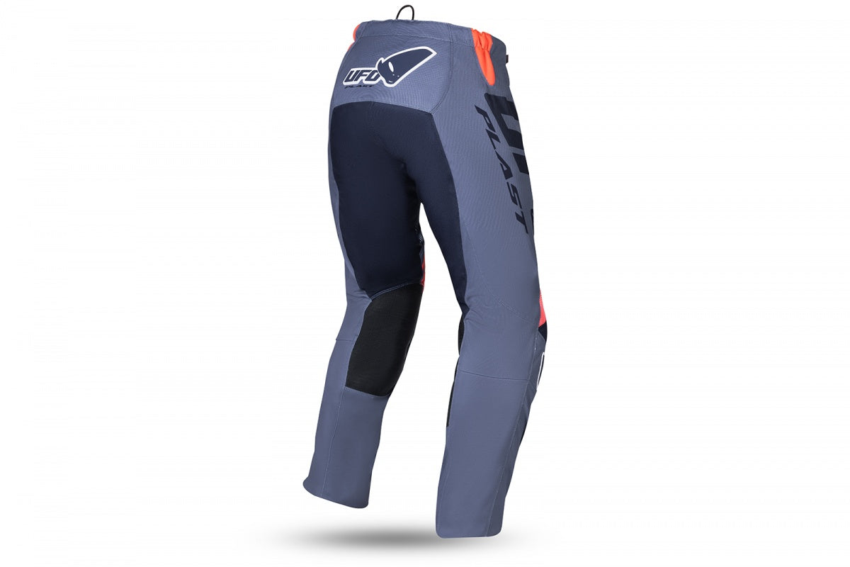 Pantaloni motocross Heron grigio e arancione UfoPlast