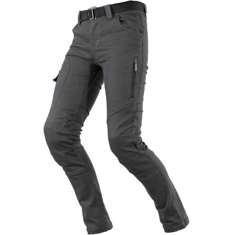 Pantalone per moto impermeabili Uomo LS2 STRAIGHT MAN PANT DARK GREY