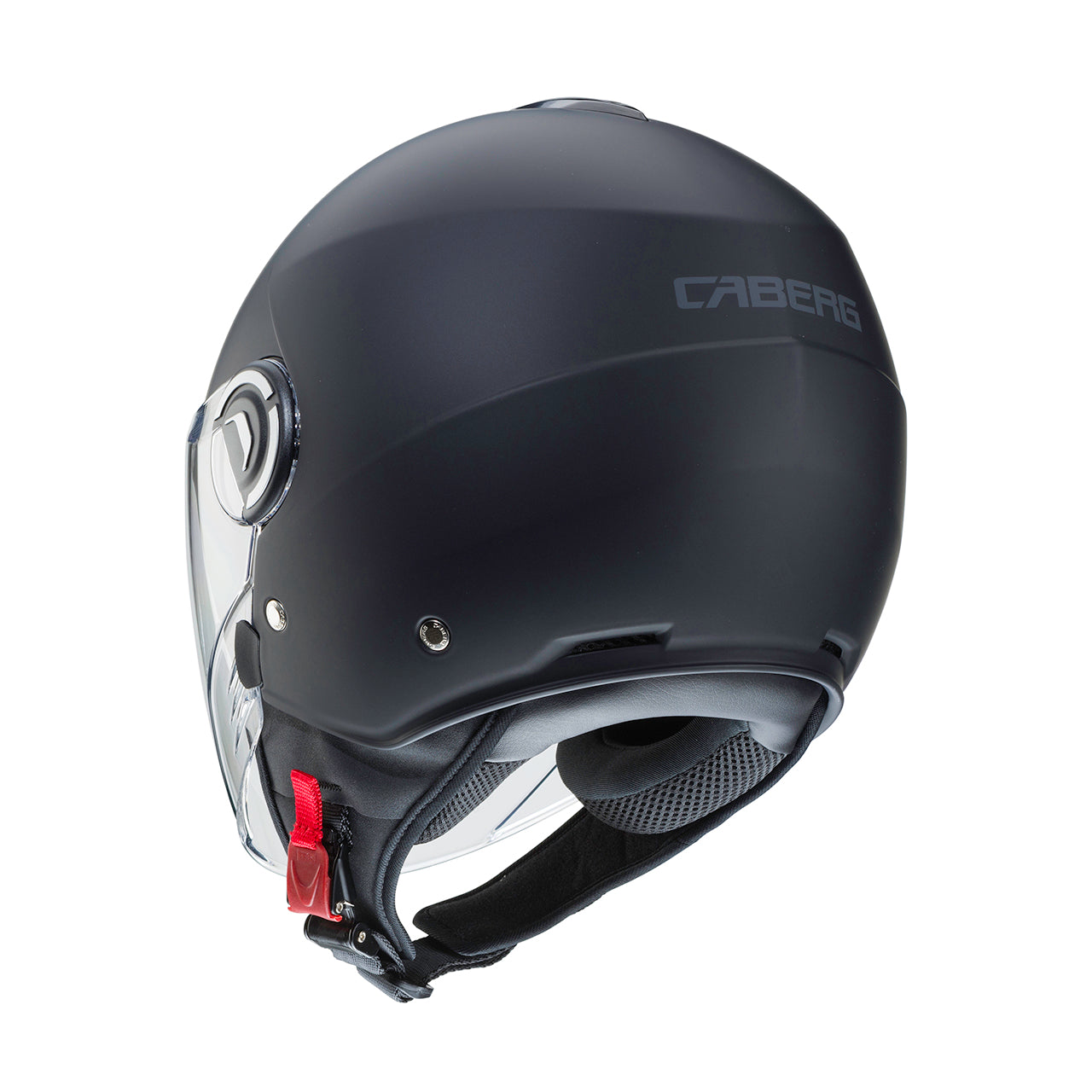 Casco moto scooter jet CABERG Riviera V4X Nero Opaco