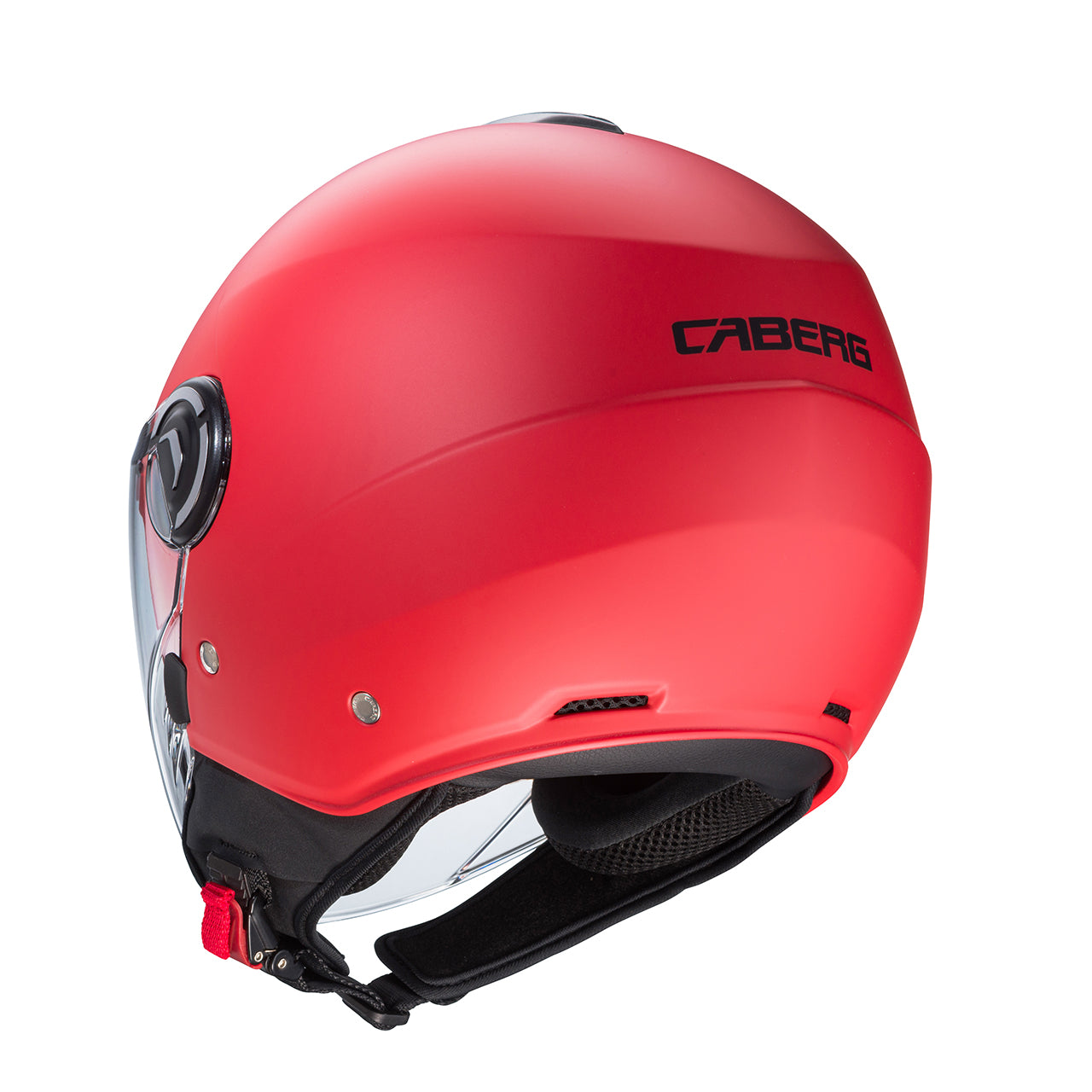 Casco moto scooter jet CABERG Riviera V4X Rosso Opaco 