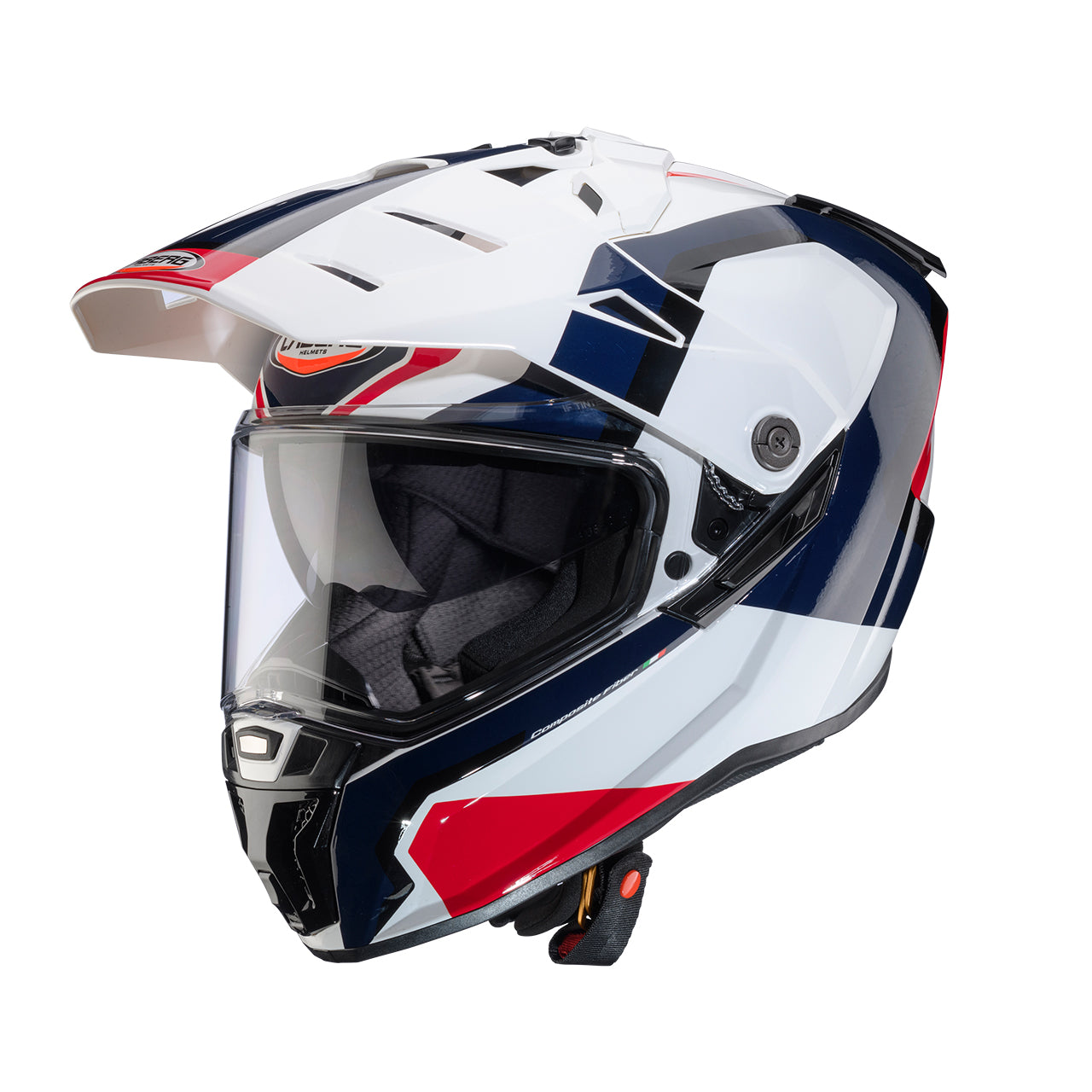 Casco Integrale Tanami Scram White/Red/Blue