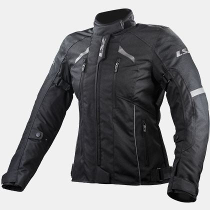 Giacca per moto in tessuto Impermeabile per donna Nera LS2 SERRA EVO LADY JACKET