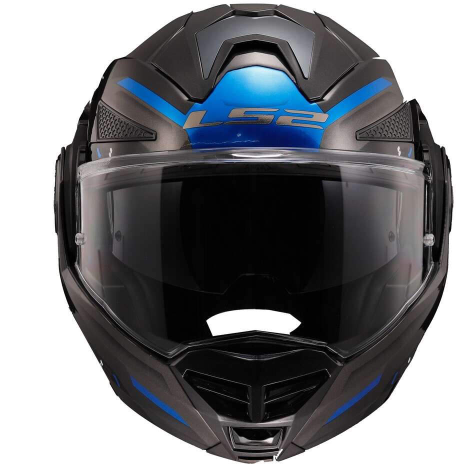Casco Modulare per moto LS2 FF901 ADVANT X SPECTRUM BLACK TITANIUM BLUE
