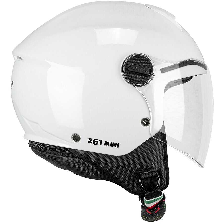 Casco Jet Cgm Bambini 261A MINI MONO Bianco