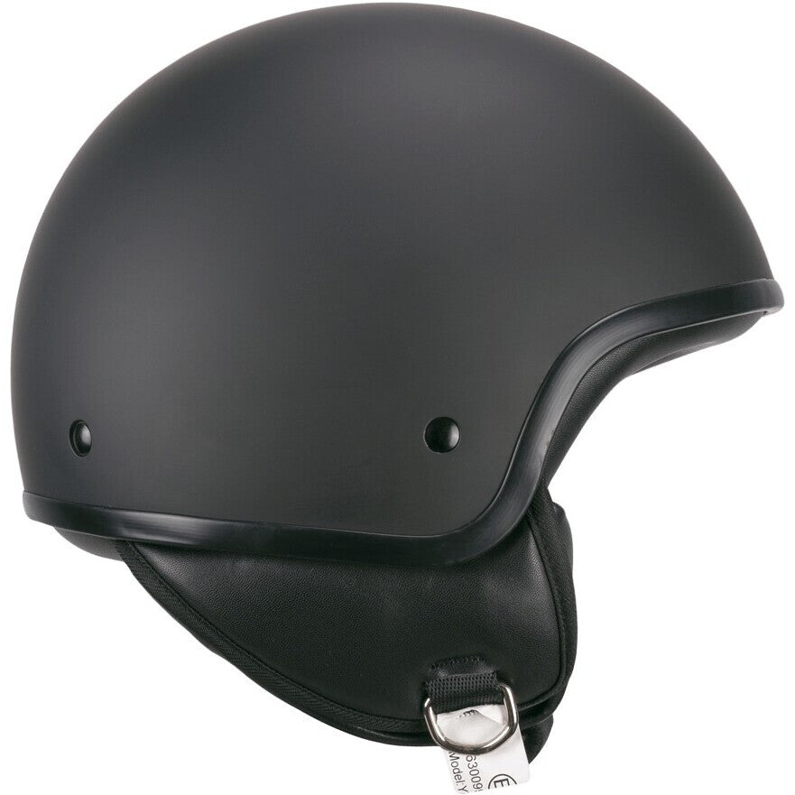 Casco Jet Ska-P Uomo Donna Scooter 1FHE SMART BASIC Nero opaco