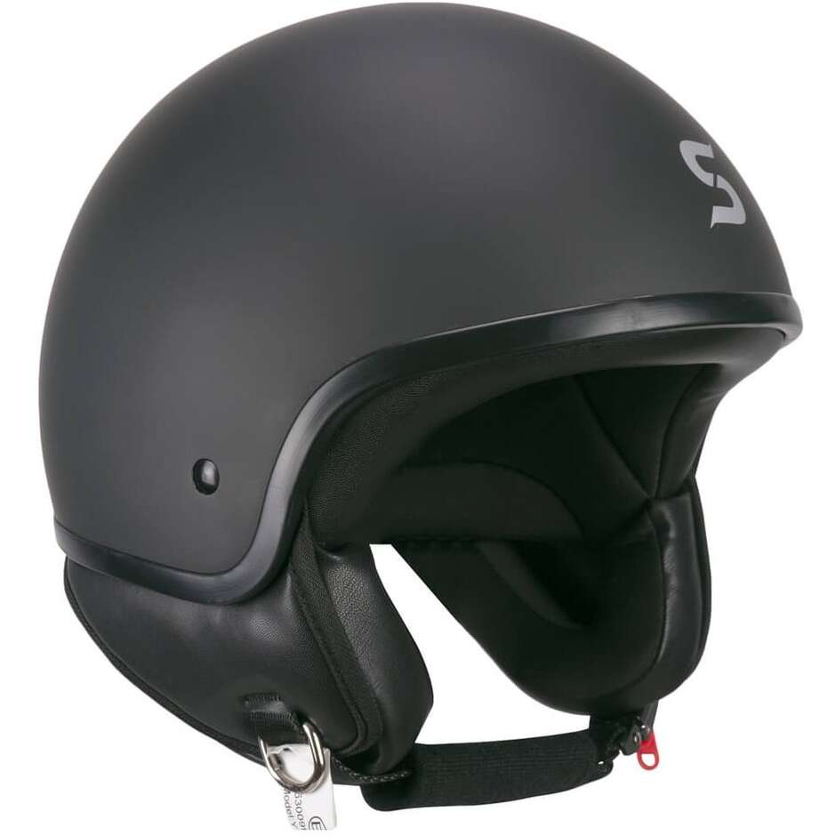 Casco Jet Ska-P Uomo Donna Scooter 1FHE SMART BASIC Nero opaco