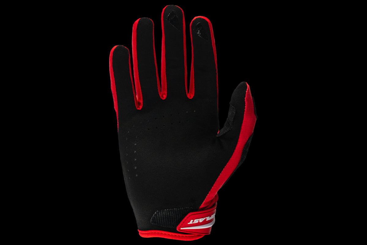 Guanti motocross Hayes rosso e bianco UfoPlast