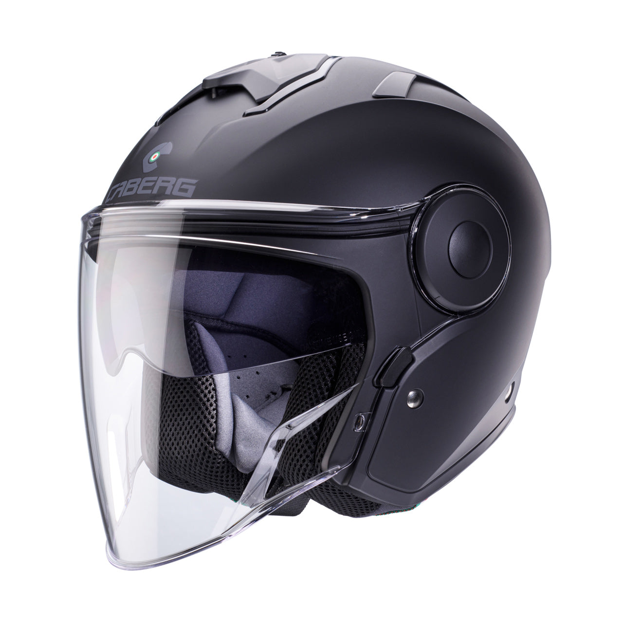 Casco moto scooter jet CABERG SOHO Nero Opaco 