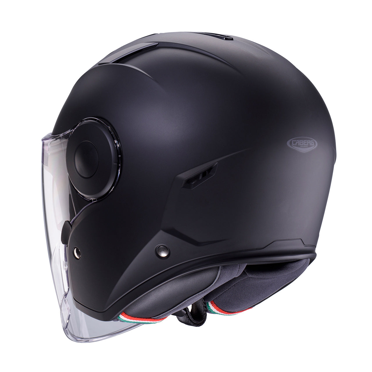 Casco moto scooter jet CABERG SOHO Nero Opaco 