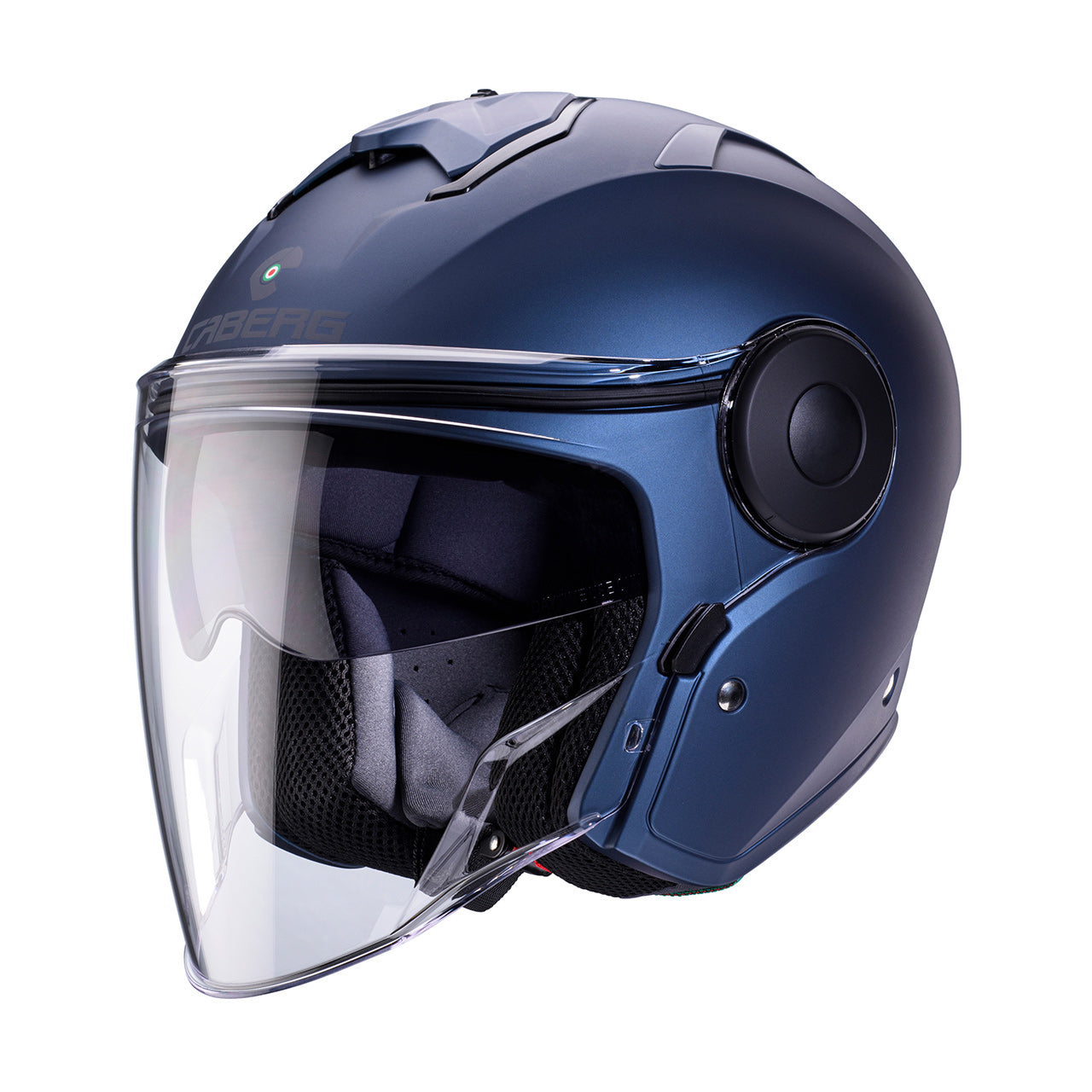 Casco moto scooter jet CABERG SOHO Blu Opaco