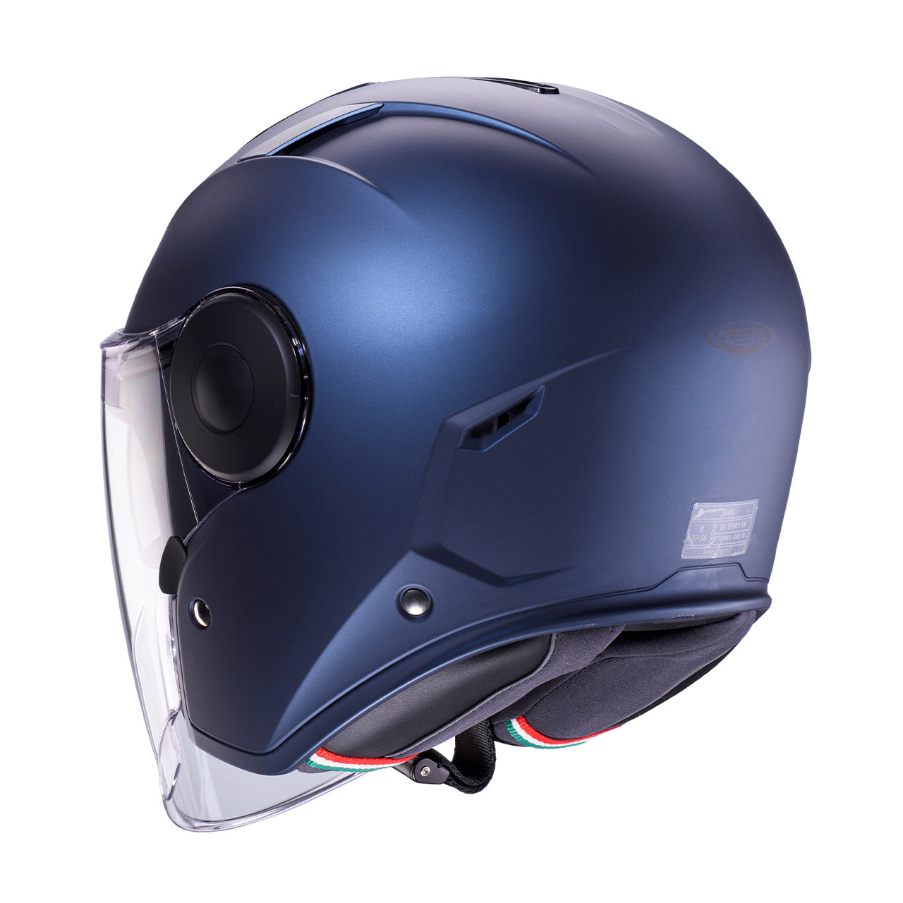 Casco moto scooter jet CABERG SOHO Blu Opaco